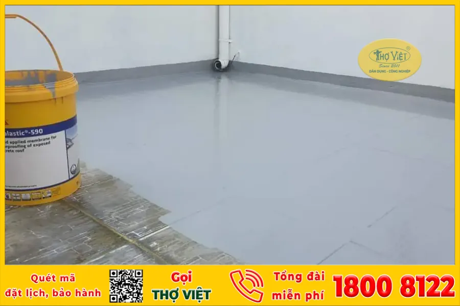 Quy trình chống thấm tại Thợ Việt có tổng cộng 5 bước rõ ràng để giúp cho ngôi nhà được bảo vệ một cách toàn diện
