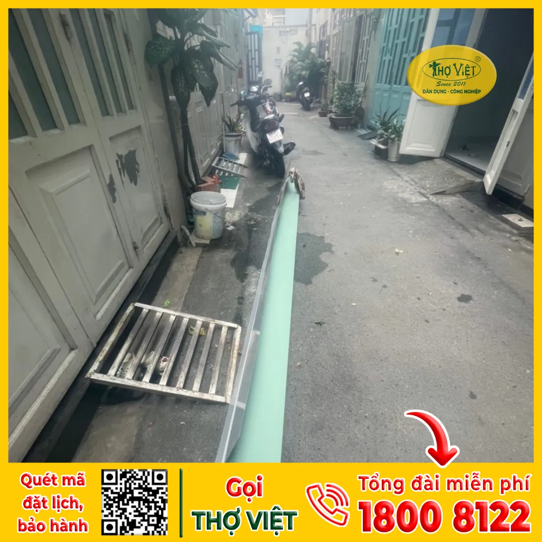 Hình ảnh thực tế xây dựng Thợ Việt thi công dự án chống thấm tại quận 12
