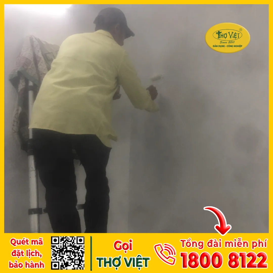 Hình ảnh thực tế xây dựng Thợ Việt thi công dự án chống thấm tại quận 12