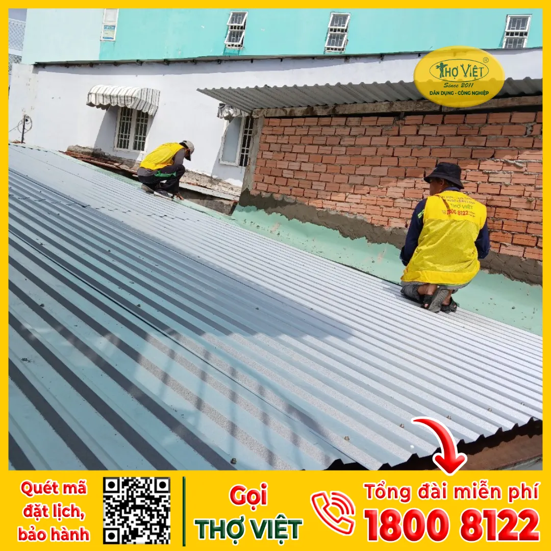 Một số hình ảnh thi công chống thấm của Thợ Việt tại Quận 4