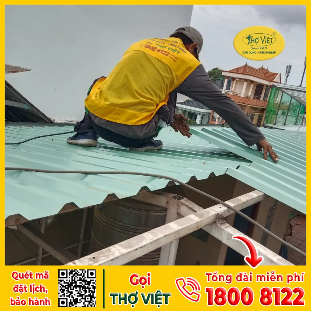 Một số hình ảnh thi công chống thấm của Thợ Việt tại Quận 4
