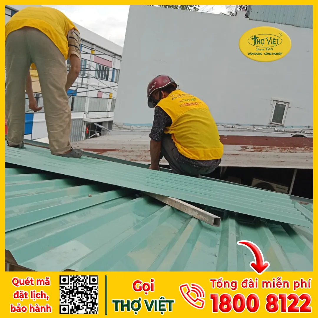 Một số hình ảnh thi công chống thấm của Thợ Việt tại Quận 4