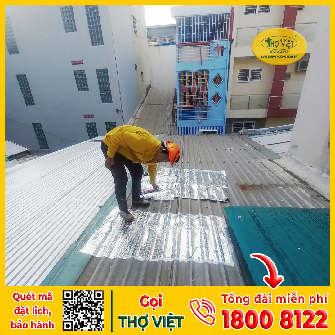 Một số hình ảnh thi công chống thấm của Thợ Việt tại Quận 4