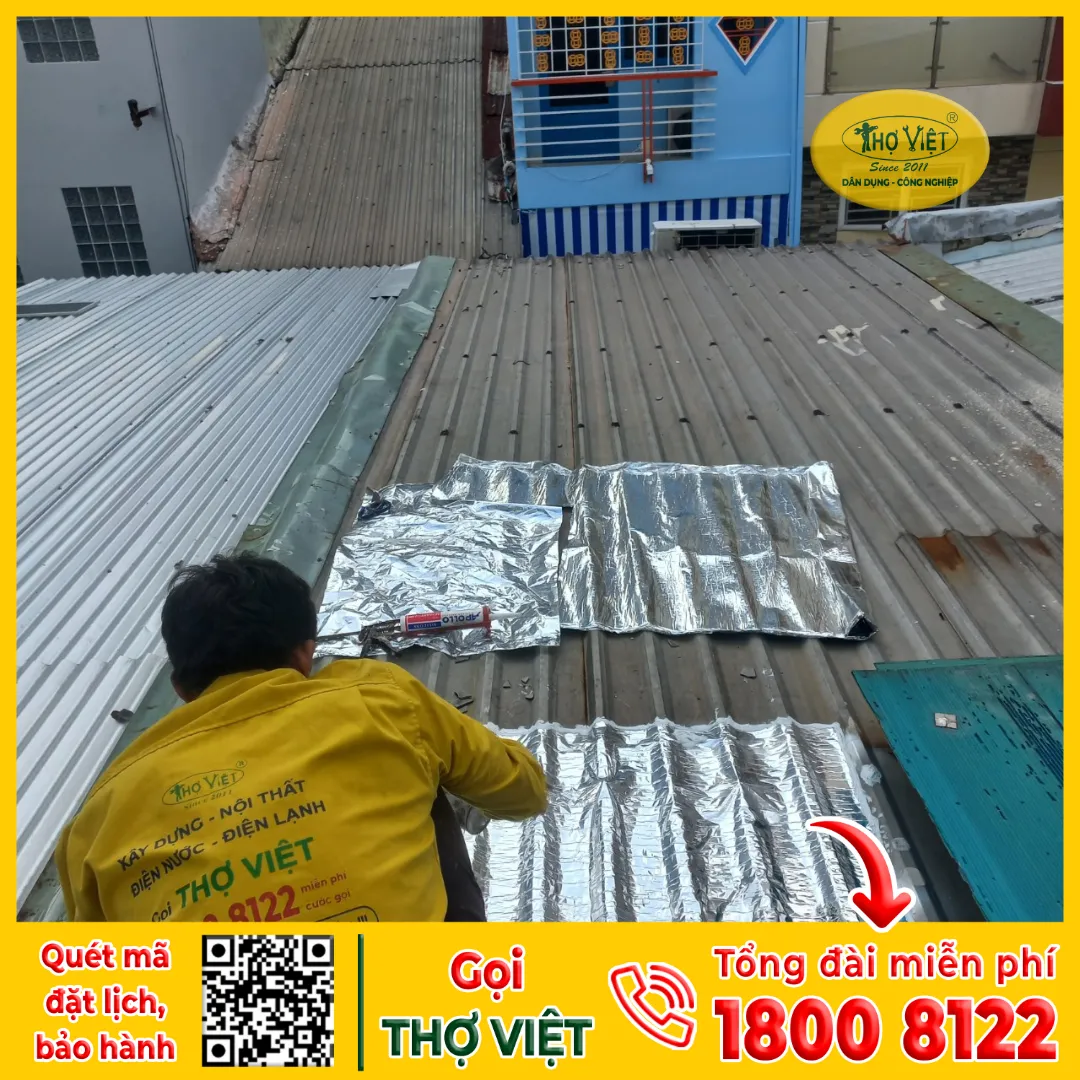 Một số hình ảnh thi công chống thấm của Thợ Việt tại Quận 4