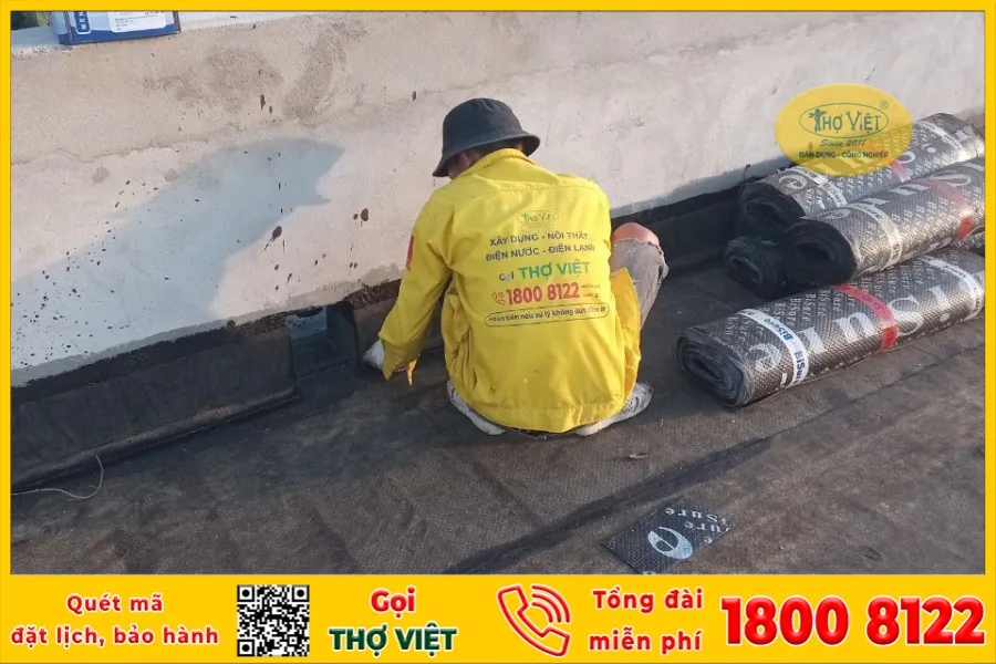 Dịch vụ chống thấm quận 4 sẽ được Thợ Việt bảo hành nếu có sự cố hay lỗi trong quá trình thi công