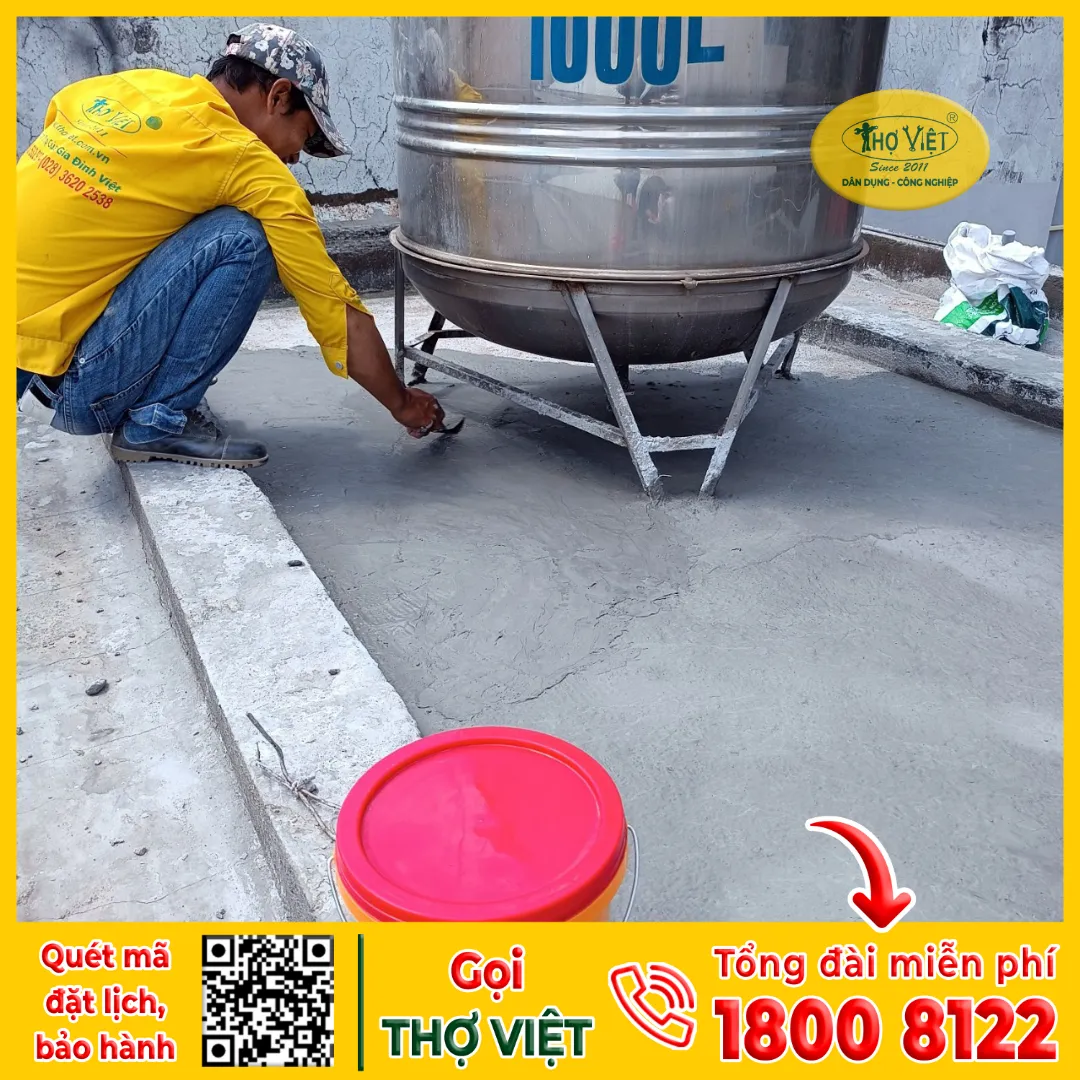 Thi công lớp chống thấm