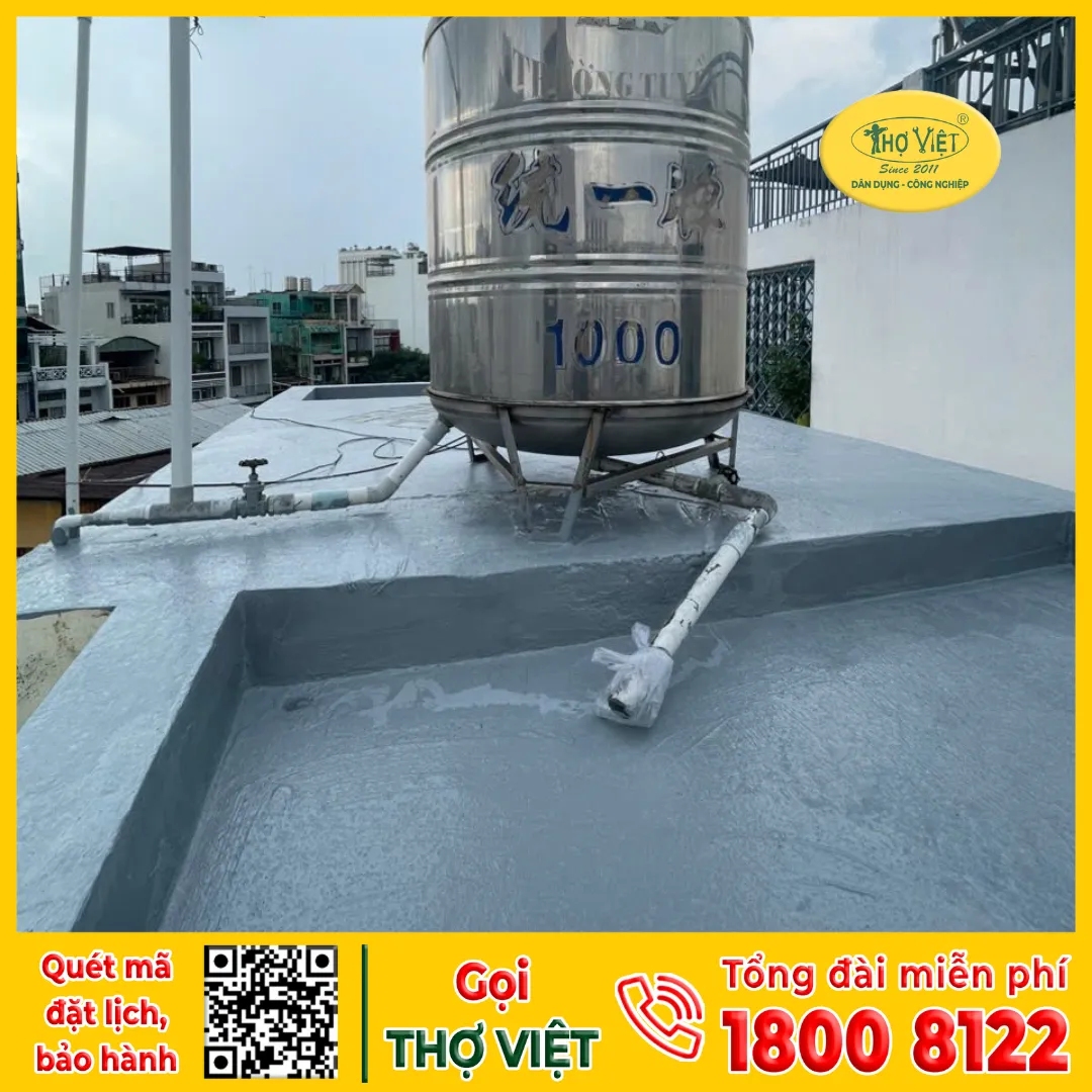 Hình ảnh thực tế dự án chống thấm tại Thợ Việt