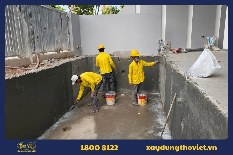 Tại sao chọn chống thấm bể bơi Xây Dựng Thợ Việt?