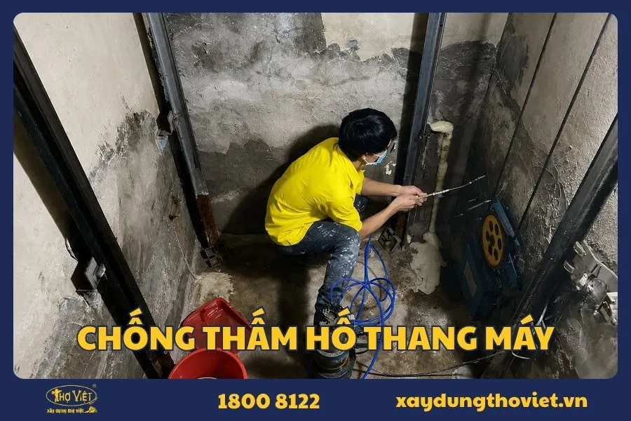 Dịch vụ chống thấm hố thang máy| BẢO HÀNH DÀI HẠN