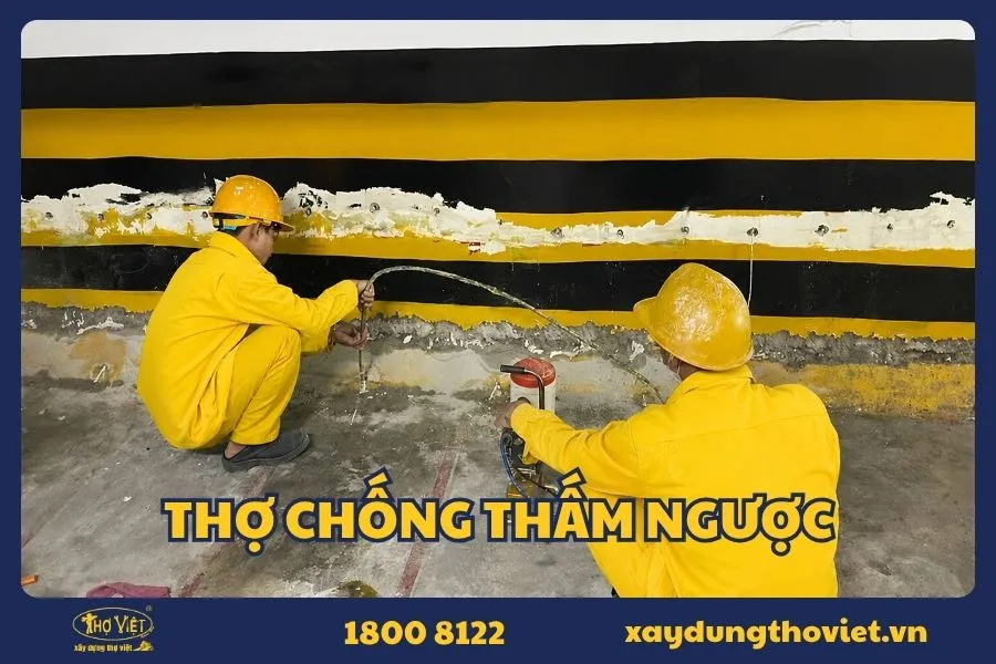 Dịch vụ chống thấm ngược uy tín, hiệu quả