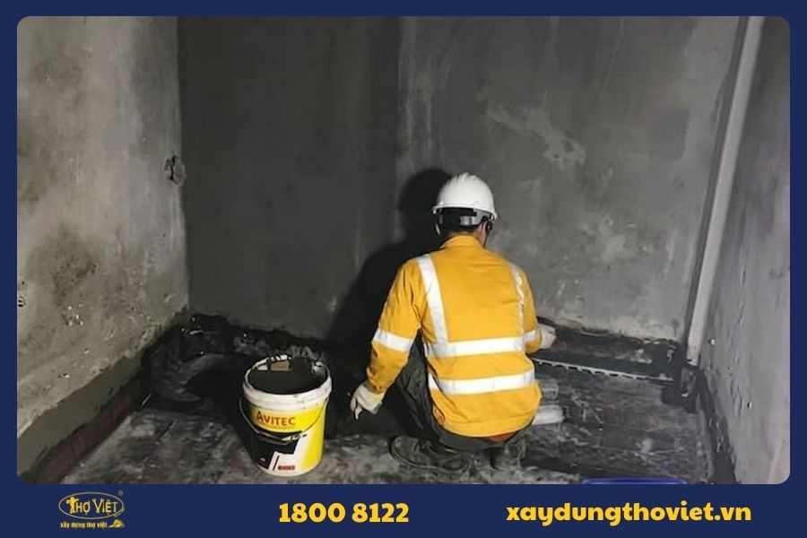 Quy trình thi công chống thấm nhà vệ sinh