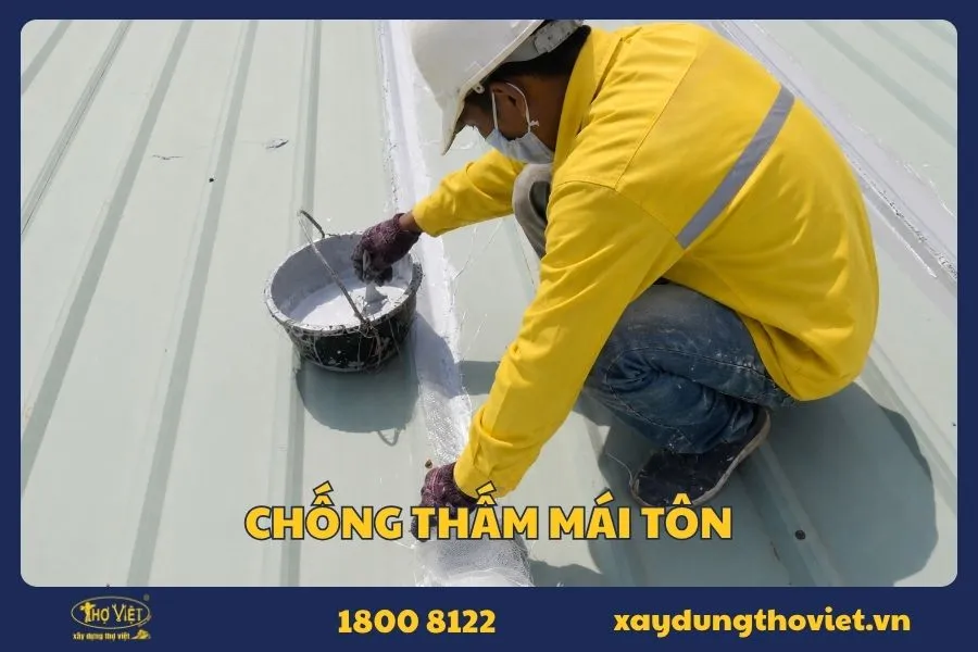 Dịch vụ chống thấm mái tôn