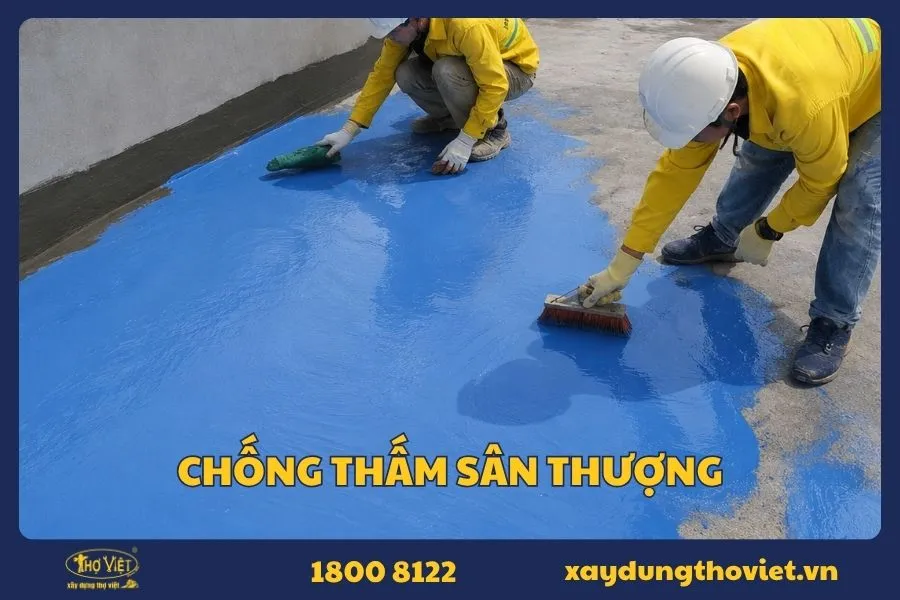 Dịch vụ chống thấm sân thượng