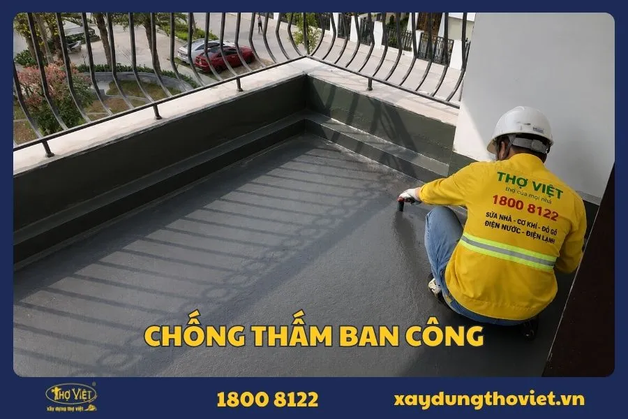 Dịch vụ chống thấm ban công