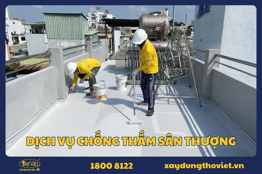Dịch Vụ Chống Thấm Sân Thượng Uy Tín, Hiệu Quả Tại TP.HCM