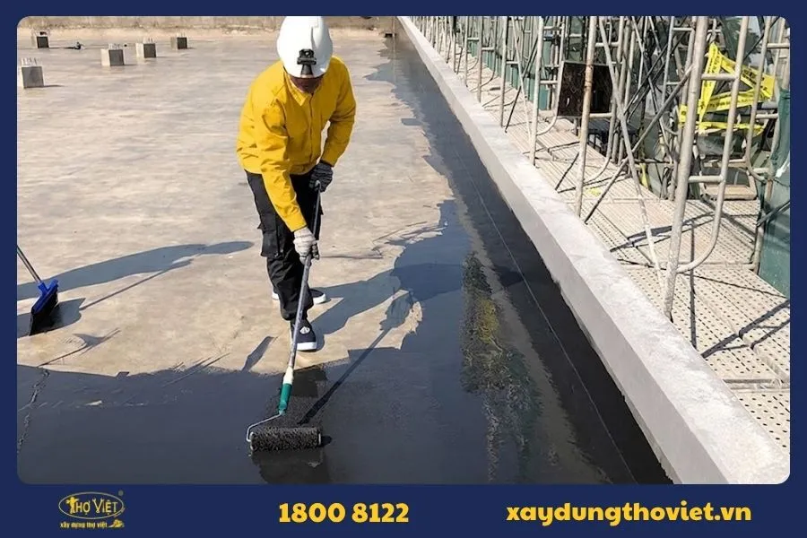 Chống thấm bằng sơn chống thấm chuyên dụng