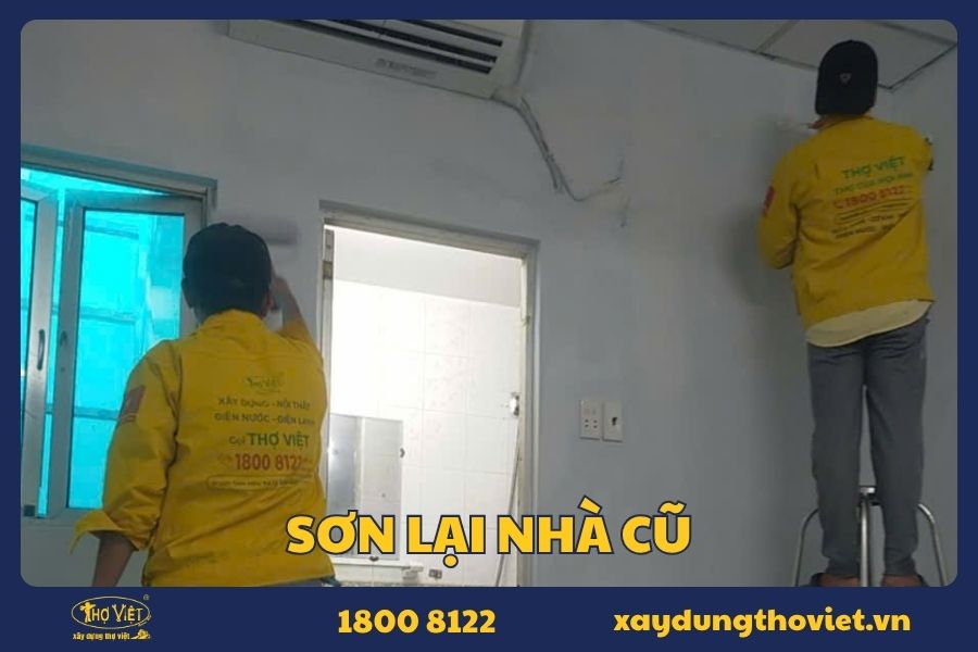 Dịch vụ sơn lại nhà cũ chuyên nghiệp, giá cạnh tranh tại TP.HCM