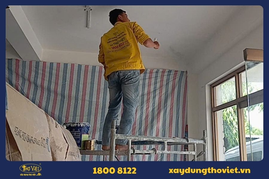 Các yếu tố ảnh hưởng đến chi phí sơn nhà mới xây
