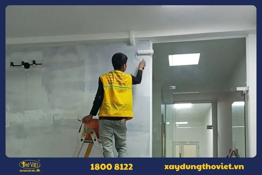 Quy trình gọi thợ sơn nhà trọn gói tại Xây Dựng Thợ Việt