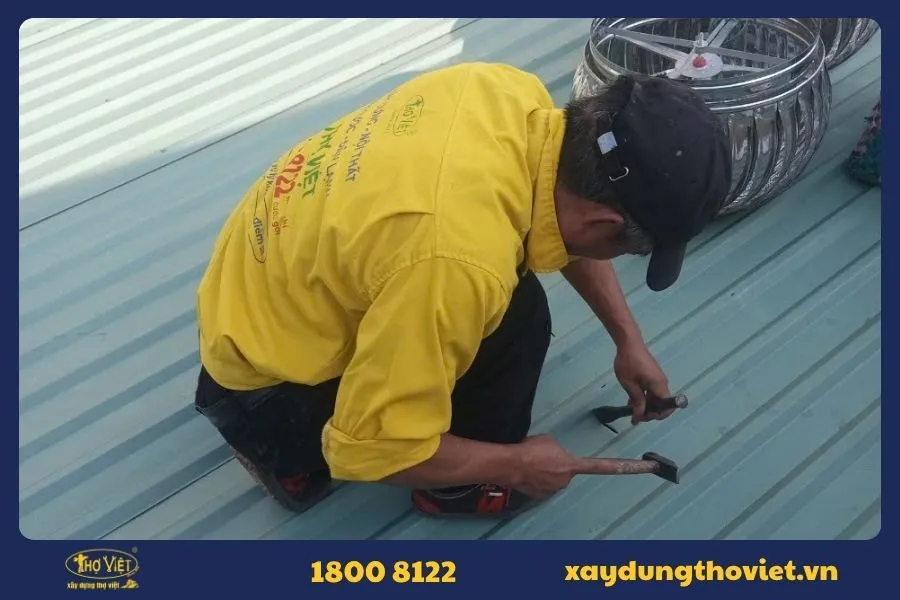 Quy trình sửa nhà xưởng tại Xây Dựng Thợ Việt