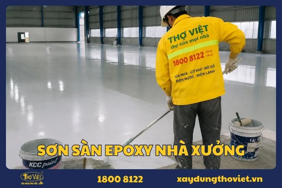 Sơn sàn epoxy nhà xưởng TP.HCM