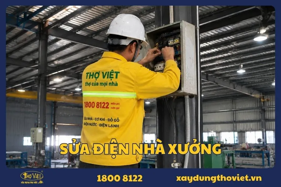 Sửa chữa hệ thống điện nước nhà xưởng TP.HCM 