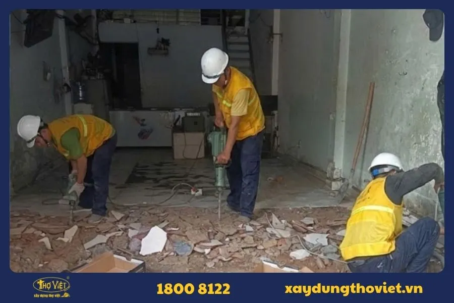 Quy trình sửa nhà phố tại Xây Dựng Thợ Việt
