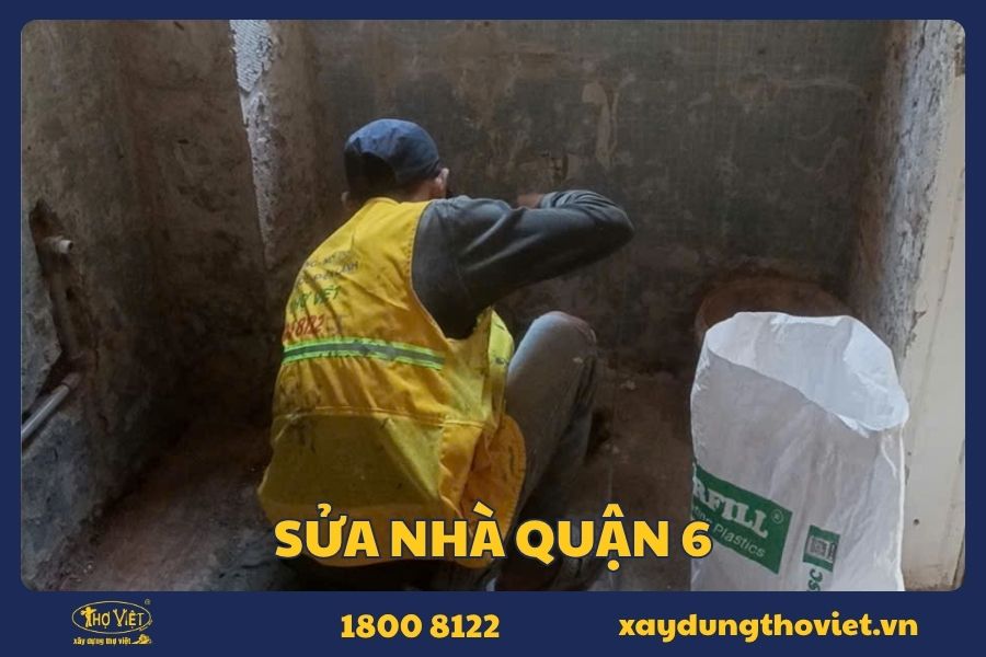 Dịch vụ sửa nhà Quận 6 trọn gói, tiết kiệm chi phí