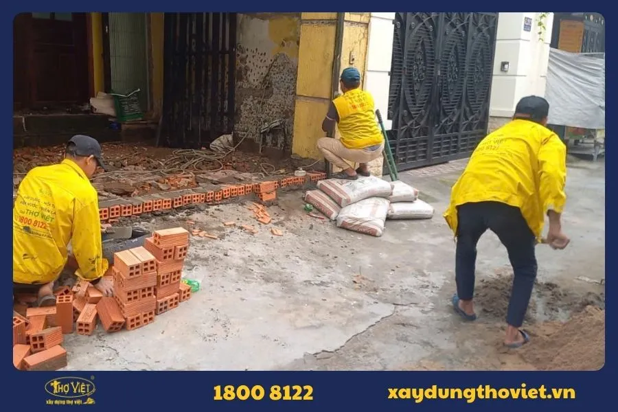 Quy trình sửa nhà trọn gói tại Xây Dựng Thợ Việt