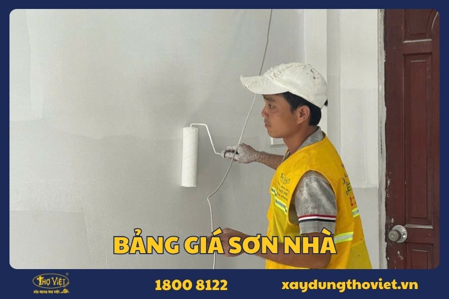 Bảng giá sơn nhà trọn gói