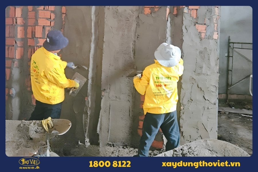 Quy trình sửa nhà cải tạo nhà 1 lầu 1 trệt