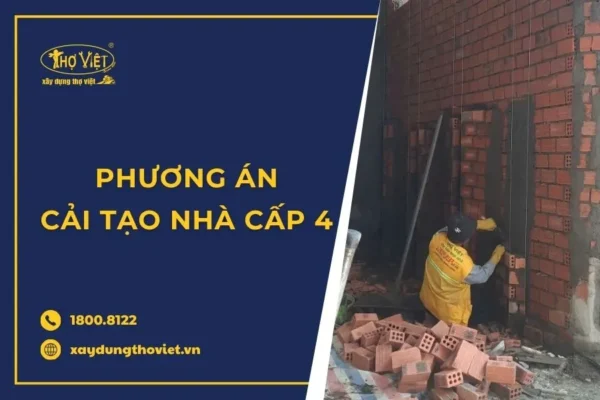 15 Phương án cải tạo nhà cấp 4 đẹp và tiết kiệm chi phí