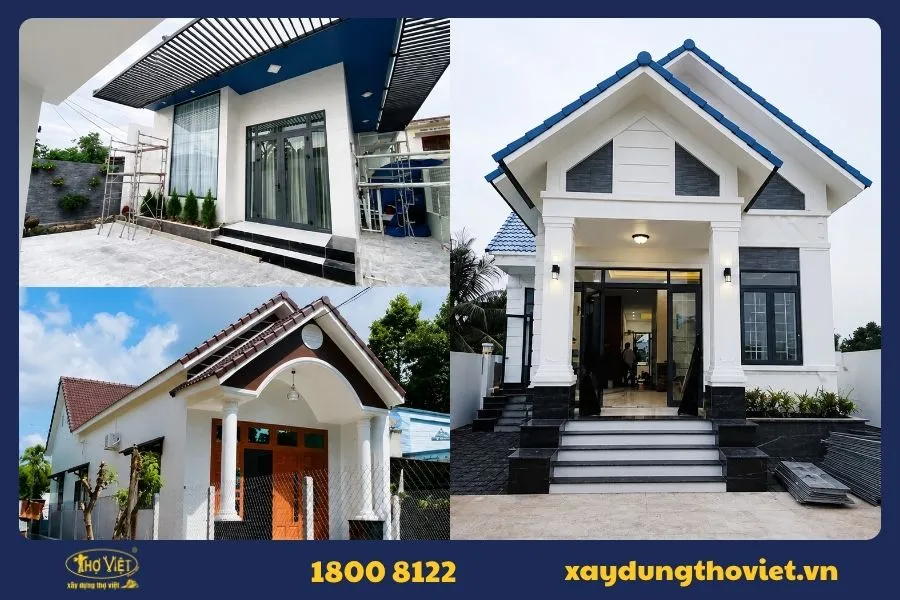 Mẫu cải tạo nhà cấp 4 mái Thái