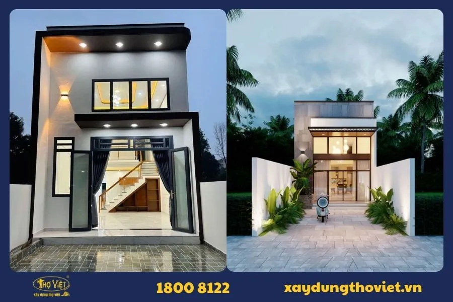 Mẫu cải tạo nhà cấp 4 có gác lửng