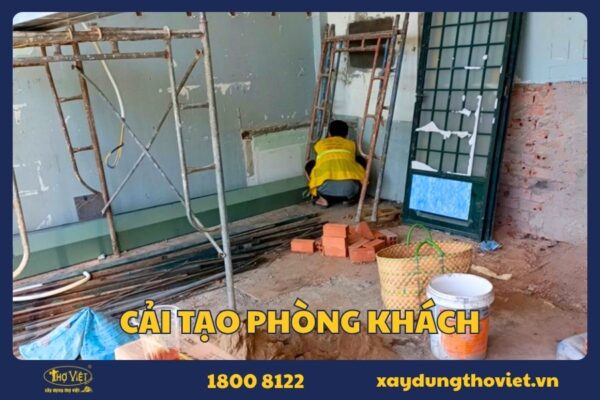 Báo giá cải tạo phòng khách giá rẻ, uy tín