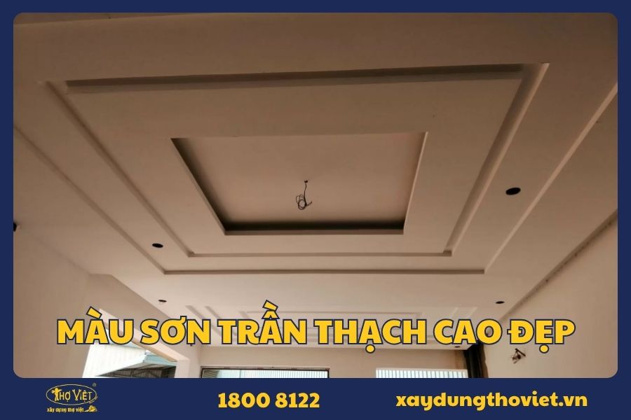 Mẫu màu sơn trần thạch cao đẹp