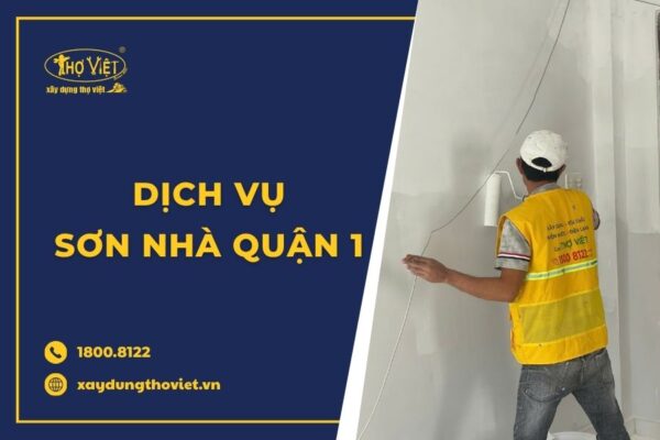 Thợ sơn nhà tại quận 1 chuyên nghiệp