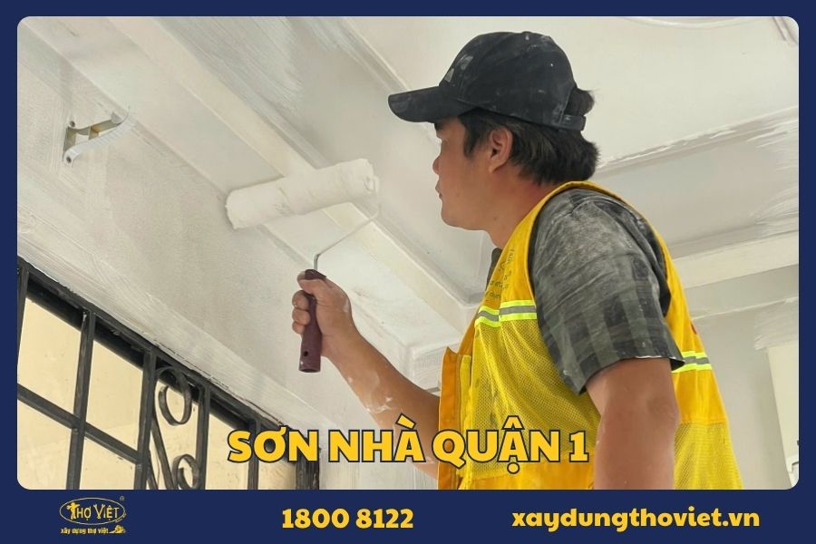 Thợ sơn nhà quận 1 uy tín, sơn đẹp, báo giá rõ ràng