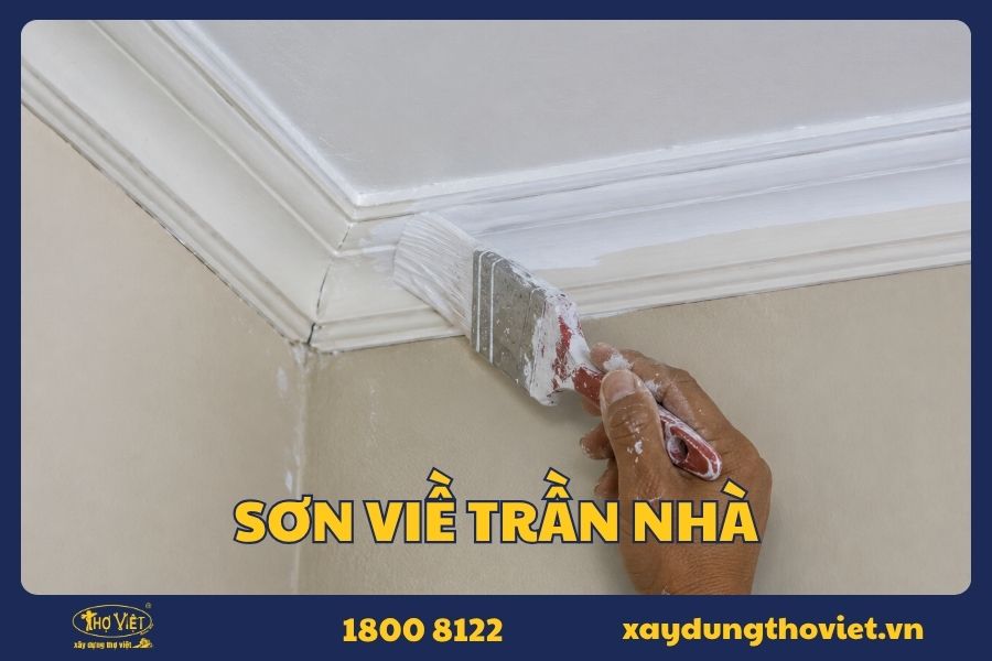 Hướng dẫn sơn viền trần nhà đơn giản, dễ áp dụng và mang lại hiệu quả thẩm mỹ cao.