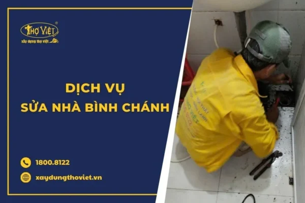 Dịch vụ sửa nhà huyện Bình Chánh trọn gói