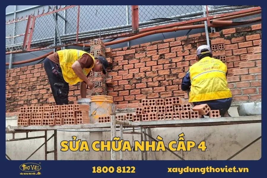 Dịch vụ sửa nhà quận Bình Thạnh uy tín, thi công chuyên nghiệp