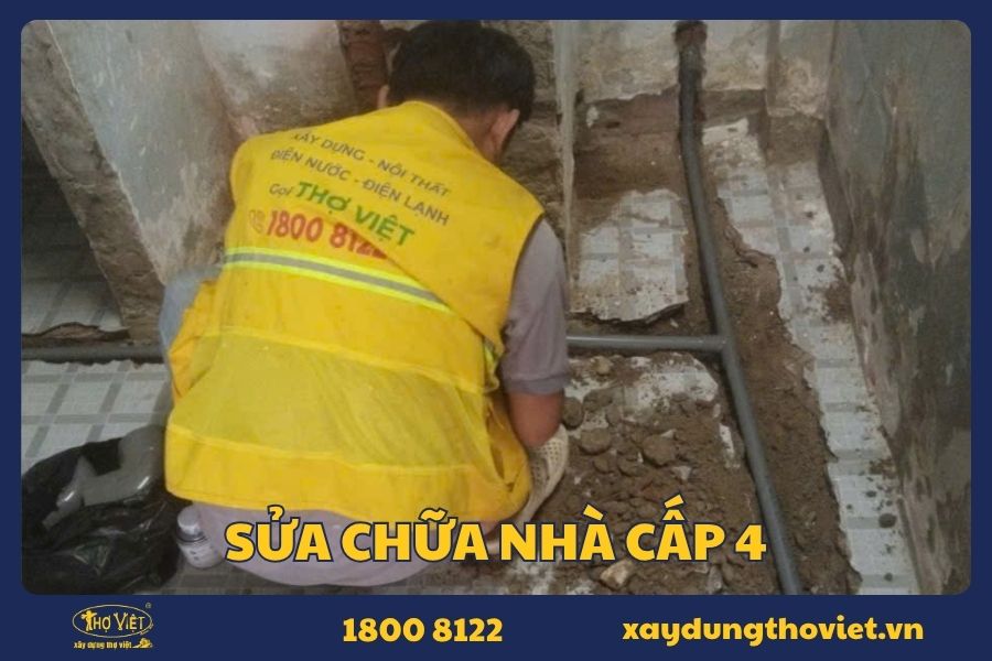 Dịch vụ sửa nhà quận Tân Phú uy tín, chuyên nghiệp