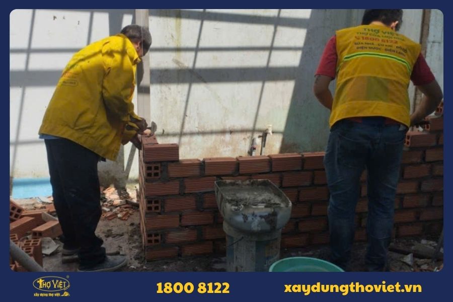 Các hạng mục sửa nhà Tân Phú tại Xây Dựng Thợ Việt