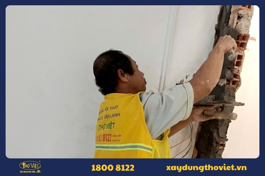 Quy trình sửa nhà trọn gói tại Xây Dựng Thợ Việt