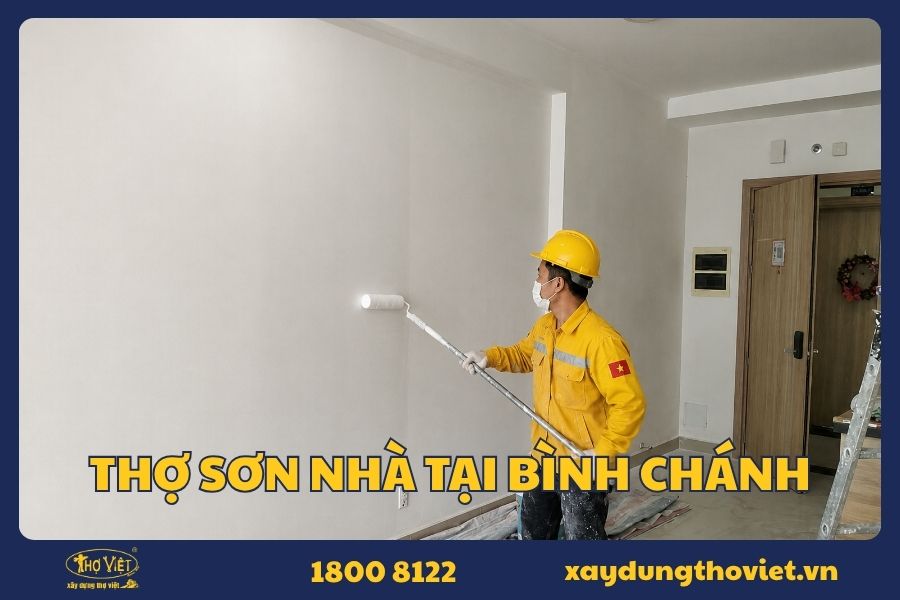 Dịch vụ thợ sơn nhà tại Bình Chánh