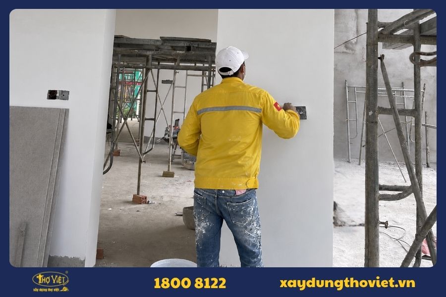 Quy trình sơn nhà Nhà Bè tại Xây Dựng Thợ Việt