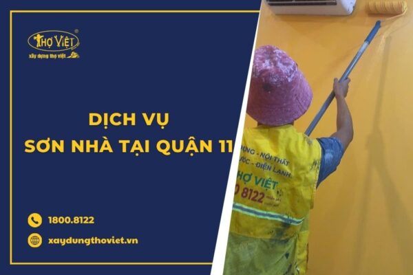 Thợ sơn nhà tại quận 11 trọn gói