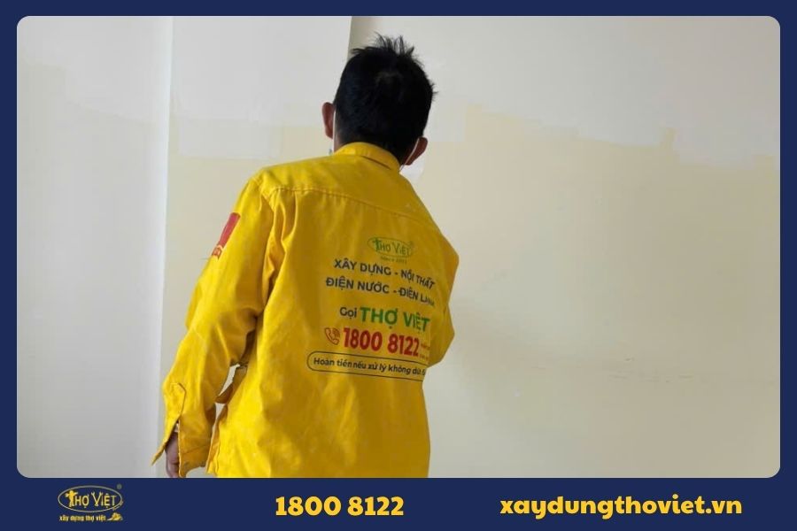 Hạng mục sơn nhà quận 2 tại Xây Dựng Thợ Việt