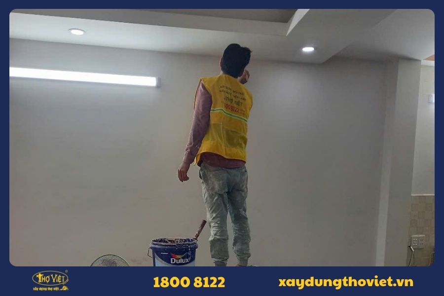 Quy trình sơn nhà tại quận 6 nhanh chóng