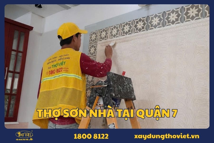 Thợ sơn nhà tại quận 7 tay nghề cao